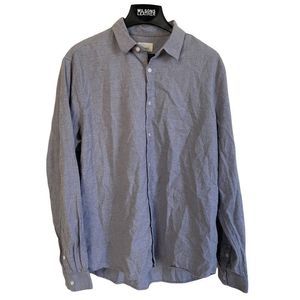 Civil Society Gray Grey Brushed Shirt XXL